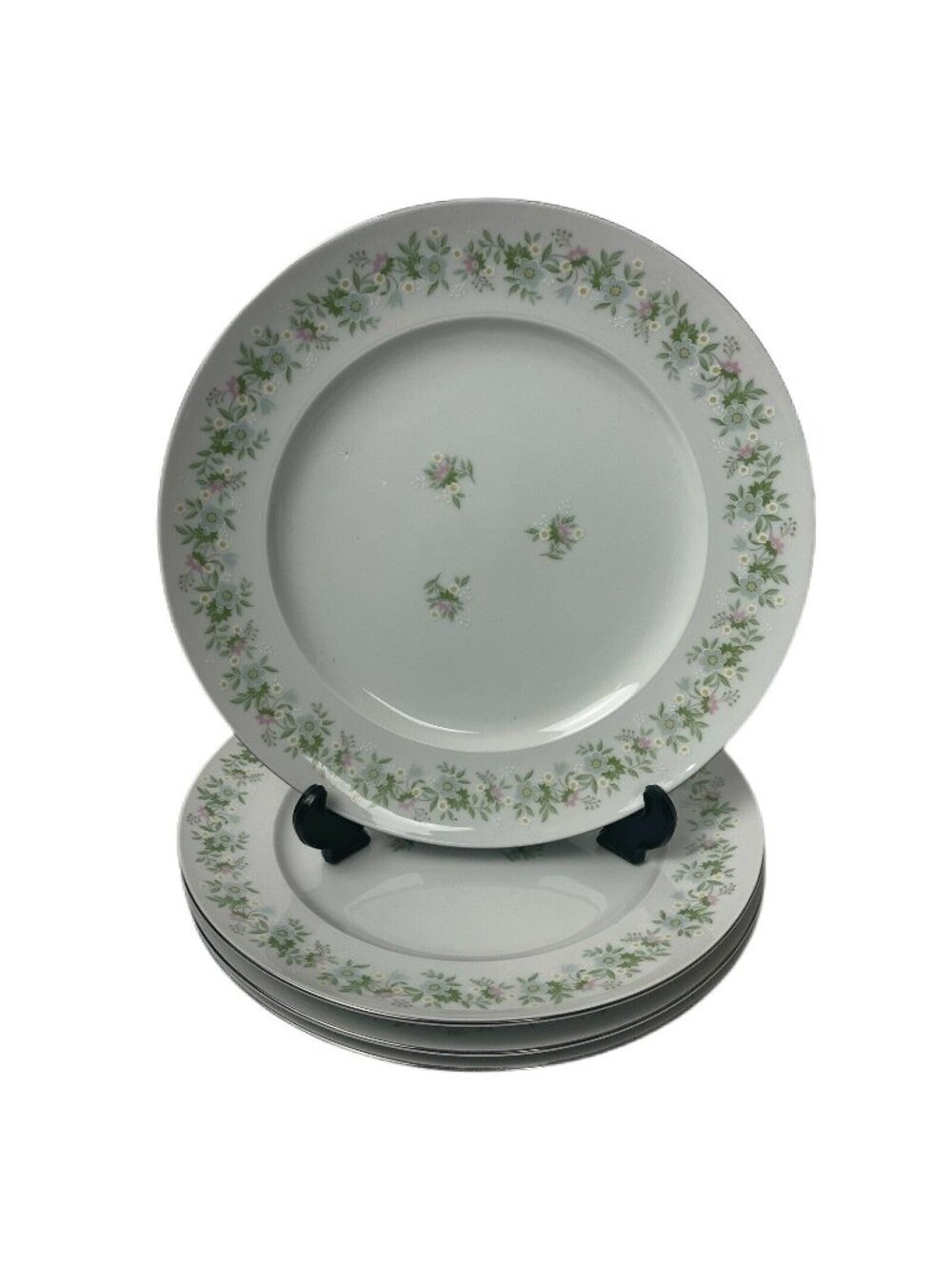 Vtg Johann Haviland Forever Spring Dinner Plates Set Of 4 Floral Pattern Bavaria